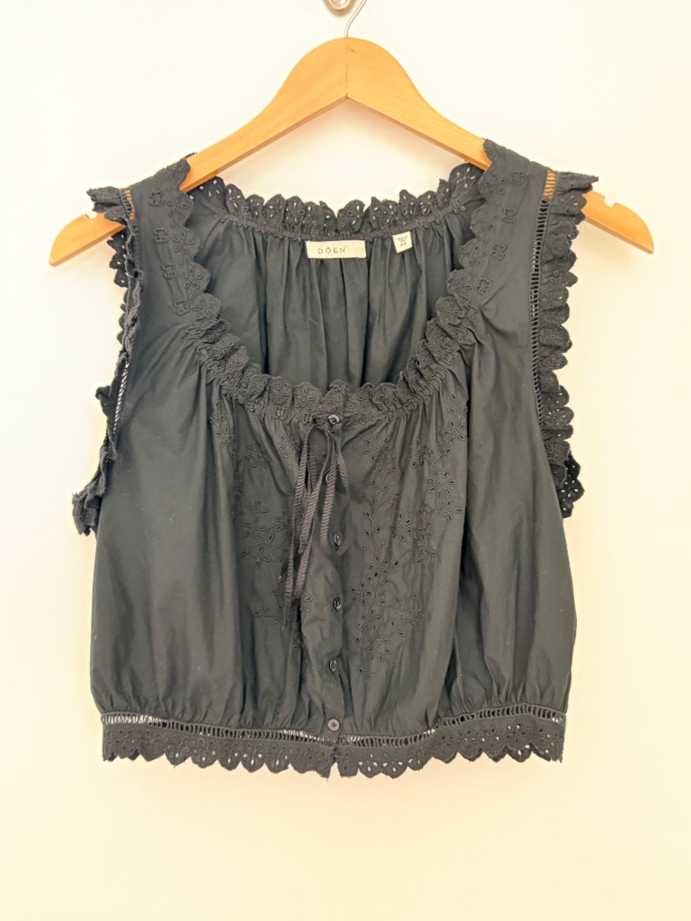 DÔEN Traveler Top, Size XS, in Black - Picture 9 of 15